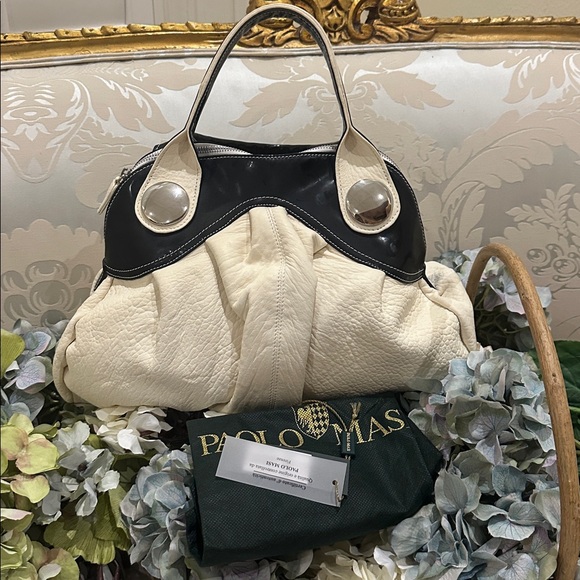 Made in Italy by Paolo Massi, genuine leather handbag. NWT